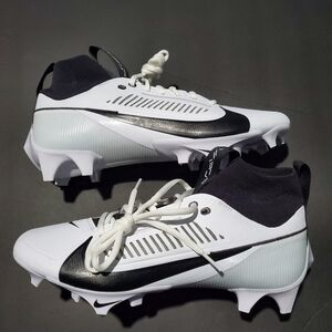 Nike Vapor Edge Pro 360 2 TB FN7759-100 White Black Football Cleats Size 9